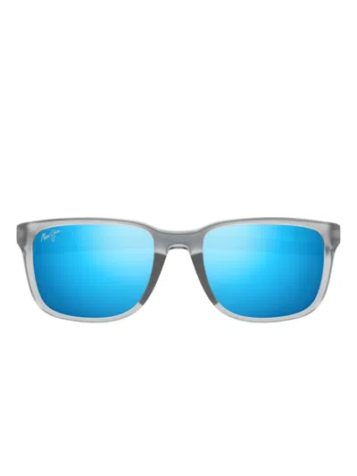 Maui Jim Rectangle Sunglasses In Gray