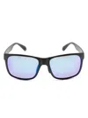 Maui Jim Red Sands Square-frame Sunglasses In Black