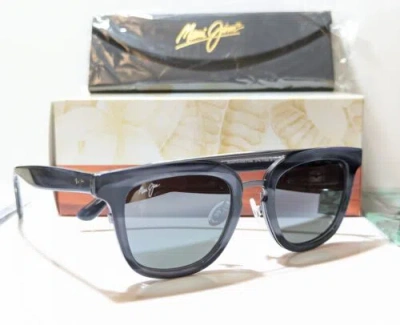 Pre-owned Maui Jim Relaxation Mode Grey Tortoise / Grey Polarized Sunglasses Mj844-11t In Neutral Gray