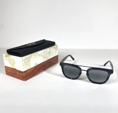 Pre-owned Maui Jim Relaxation Mode Sunglasses Grey Tortoise Neutral Unisex 844-11t In Gray
