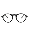 Maui Jim Round-frame Acetate Optical Frames In Black