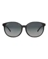 Maui Jim Round-frame Acetate Sunglasses In Black