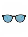 Maui Jim Round-frame Nylon Sunglasses In Black
