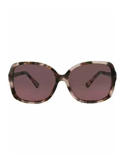 Maui Jim Round-frame Nylon Sunglasses In Brown
