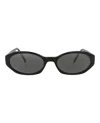 Maui Jim Round-frame Nylon Sunglasses In Black