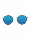 Maui Jim Round-frame Titanium Sunglasses