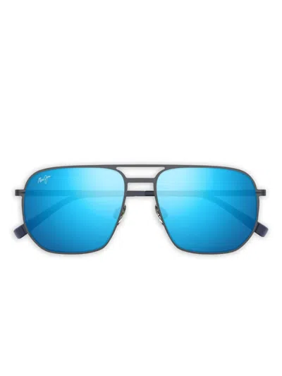 Maui Jim Round-frame Sunglasses In Gold