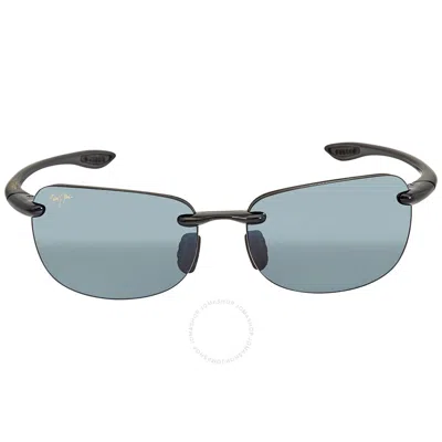 Maui Jim Sandy Beach Grey Wrap Unisex Sunglasses 408-02 56 In Green