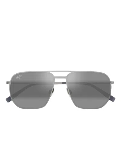 Maui Jim Shark's Cove Square Sunglasses In Gray
