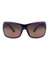 Maui Jim Shield-frame Injected Sunglasses In Blue