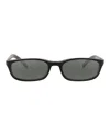 Maui Jim Square-frame Acetate Sunglasses In Black