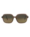 Maui Jim Square-frame Acetate Sunglasses In Brown