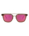 Maui Jim Square-frame Acetate Sunglasses In Brown