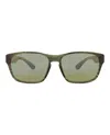 Maui Jim Square-frame Injected Sunglasses In Green
