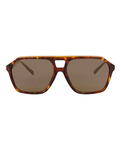 Maui Jim Square-frame Injection Sunglasses In Multi