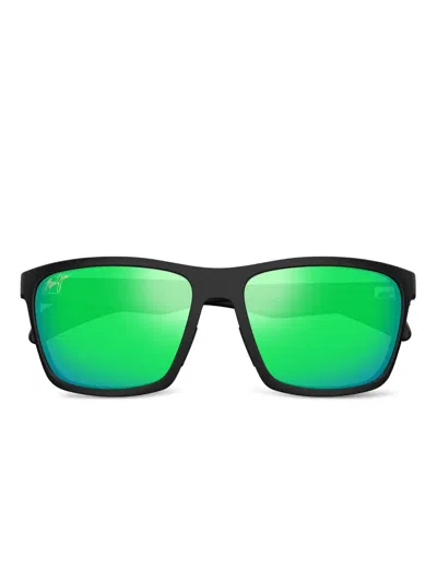 Maui Jim Square-frame Mirrored Sunglasses