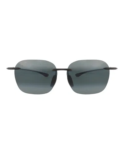 Maui Jim Square-frame Nylon Sunglasses In Blue