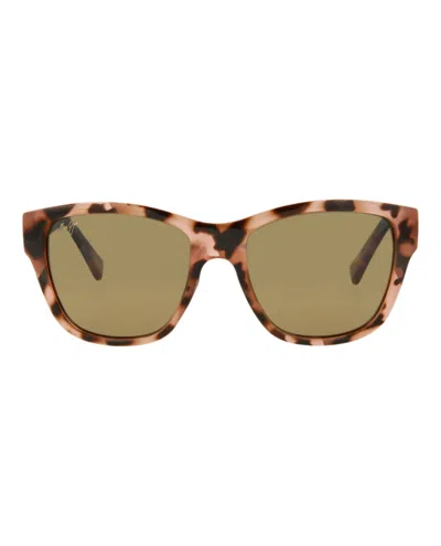Maui Jim Square-frame Nylon Sunglasses In Neutral