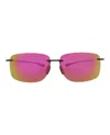 Maui Jim Square-frame Nylon Sunglasses In Pink