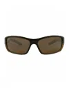 Maui Jim Square-frame Nylon Sunglasses In Black