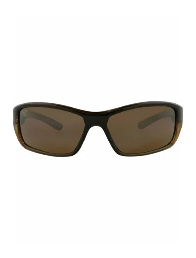 Maui Jim Square-frame Nylon Sunglasses In Black