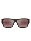 Maui Jim Square-frame Sunglasses In Brown