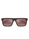 Maui Jim Square-frame Sunglasses In Brown