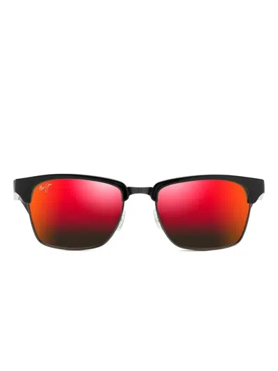 Maui Jim Square-frame Sunglasses In Black