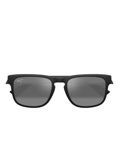 Maui Jim Square Frame Sunglasses In Black