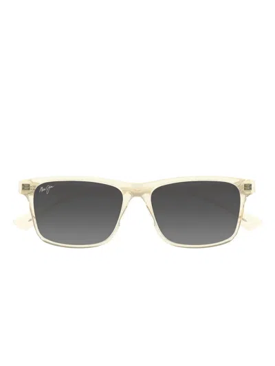 Maui Jim Square Frame Sunglasses In Blue