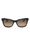 Maui Jim Square-frame Sunglasses In Brown