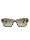 Maui Jim Square-frame Sunglasses In Brown
