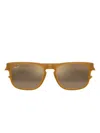 Maui Jim Square Frame Sunglasses In Green