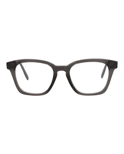 Pre-owned Maui Jim Squareframe Acetate Optical Frames In Grey Grey Transparent (mjo2121/11)
