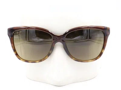Pre-owned Maui Jim Starfish Translucent Chocolate Tortoise Sunglasses Hs744-01t $279 In Hcl Bronze
