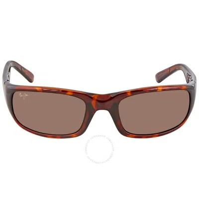 Maui Jim Stingray Hcl Bronze Rectangular Unisex Sunglasses H103-10 55 In Brown