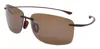 Maui Jim Sunglasses H443-26m-62-14-136 Polarized In Brown