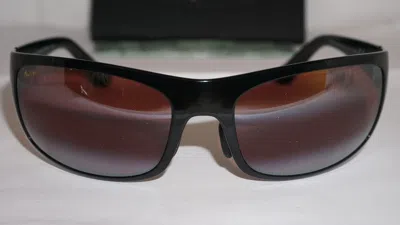 Pre-owned Maui Jim Sunglasses Haleakala Mp-bg Black Bronze Polar Mj419-02 66 20 123 In Bronze Polarized