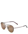 Maui Jim Half Moon Mj H890-01 Round Polarized Sunglasses In Crl