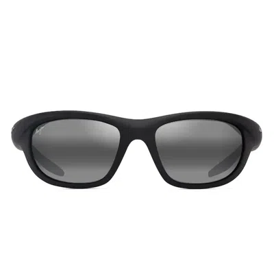 Maui Jim Sunglasses Haulani Mj0349 S 001 Matte Black/neutral Gray Unisex Polarized
