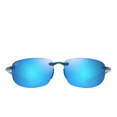 Maui Jim Sunglasses Ho'okipa B407 03 Blue/blue Mirrored Unisex Polarized