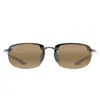 Maui Jim Ho'okipa 63mm Polarizedplus®2 Rectangular Sunglasses In Multi