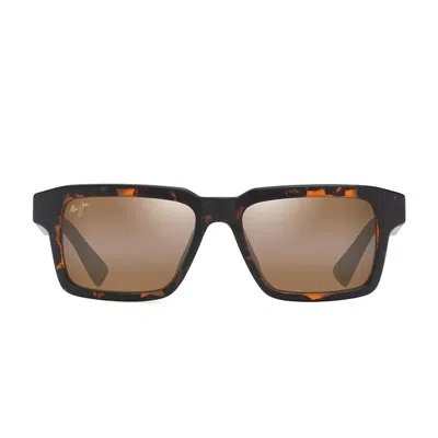 Maui Jim Sunglasses Kahiko H635 10 Havana/brown Unisex Polarized In Gold