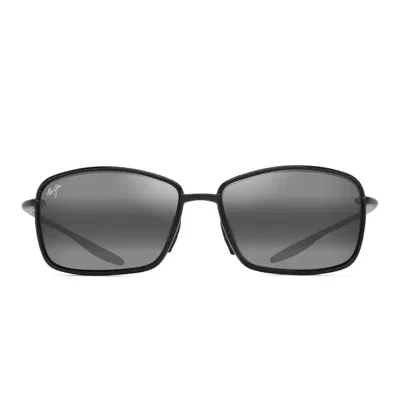 Maui Jim Sunglasses Malu Mj0371 S 001 Glossy Black/neutral Gray Unisex Polarized