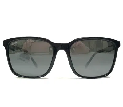 Pre-owned Maui Jim Sunglasses Mj-756-02h Wild Coast Black Gloss With Neutral Gray Lenses