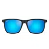 Maui Jim One Way Rectangular Polarized Sunglasses, 55mm In Red