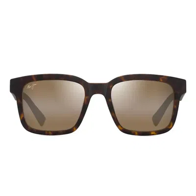 Maui Jim Sunglasses Opiopio Af H659 10 Havana/brown Unisex Polarized In Black