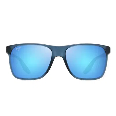Maui Jim Sunglasses Pailolo B603 03 Mj0603 S 001 Matte Blue/hawaiian Blue Unisex Polarized
