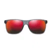 Maui Jim Pailolo 58mm Polarizedplus2® Rectangular Sunglasses In Gray