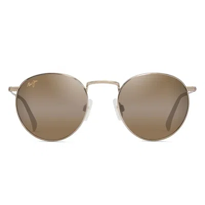 Maui Jim Sunglasses Pukaua H667 16 A Gold/brown Unisex Polarized In Pink